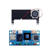 For Orange Pi Zero 3W Development Board with Zero 3 Cooling Fan Allwinner A733 Soc 3Tops NPU PCle 3.0 WIFI6 BT5.4 6GB