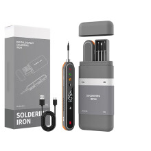 USB Digital Display Intelligent Soldering Iron 1400mAh Battery Interface Wireless Temperature Control Soldering Iron