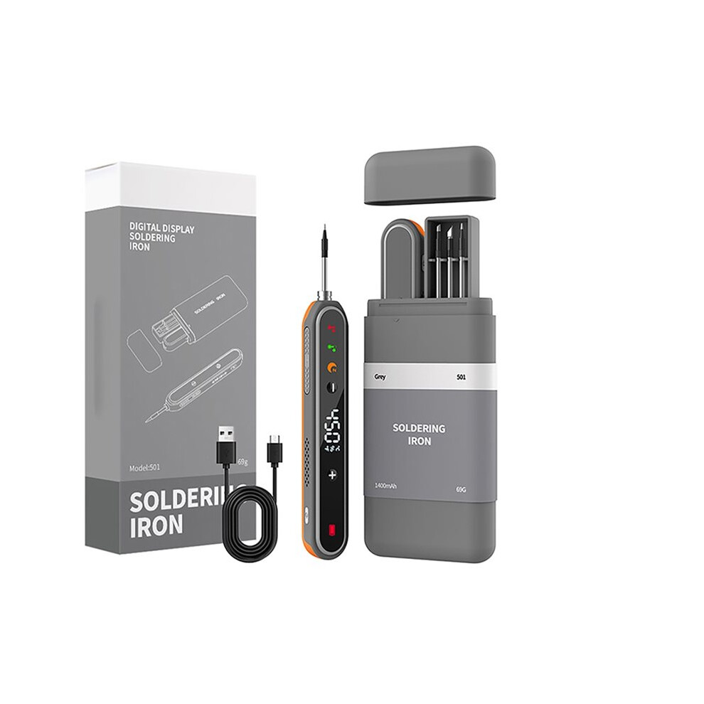 Usb Digital Display Intelligent Soldering Iron 1400Mah Battery Interface Wireless Temperature Control Soldering Iron 6032985011188
