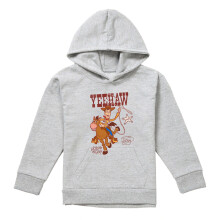 (7-8 Years, Athletic Heather) Toy Story Childrens/Kids Yeehaw Woody and Bullseye Heather Pullover Hoodie