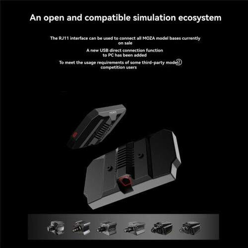 MOZA CM2 HD Racing Simulator Instrument Dash Works with All MOZA Bases Customizable Dashboard UI System 720P HD Touchscreen 2