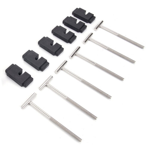 4 Fixations Arrière pour Couvre-Benne Rigide à Trois Volets de Camionnette