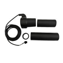 Electric Bike Throttle Grip Kit Half Handlebar Turn Accelerator Handlebar for Electric Scooter