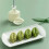 Mooncake Mold Plastic Mooncake Mold Cookie Cutter with Leaf Stamp Hand Press Plunger Pastry Reusable Baking Decor Tools 3