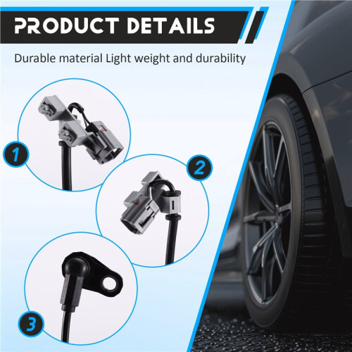 Car Front Right ABS Wheel Speed Sensor 8982924321 for  -Max Pickup 2012-2018