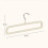 Beige Plastic Pants Hanger Multifunctional Space-Saving Trouser and Clothes Hanger for Efficient Cloth Drying Grey 7
