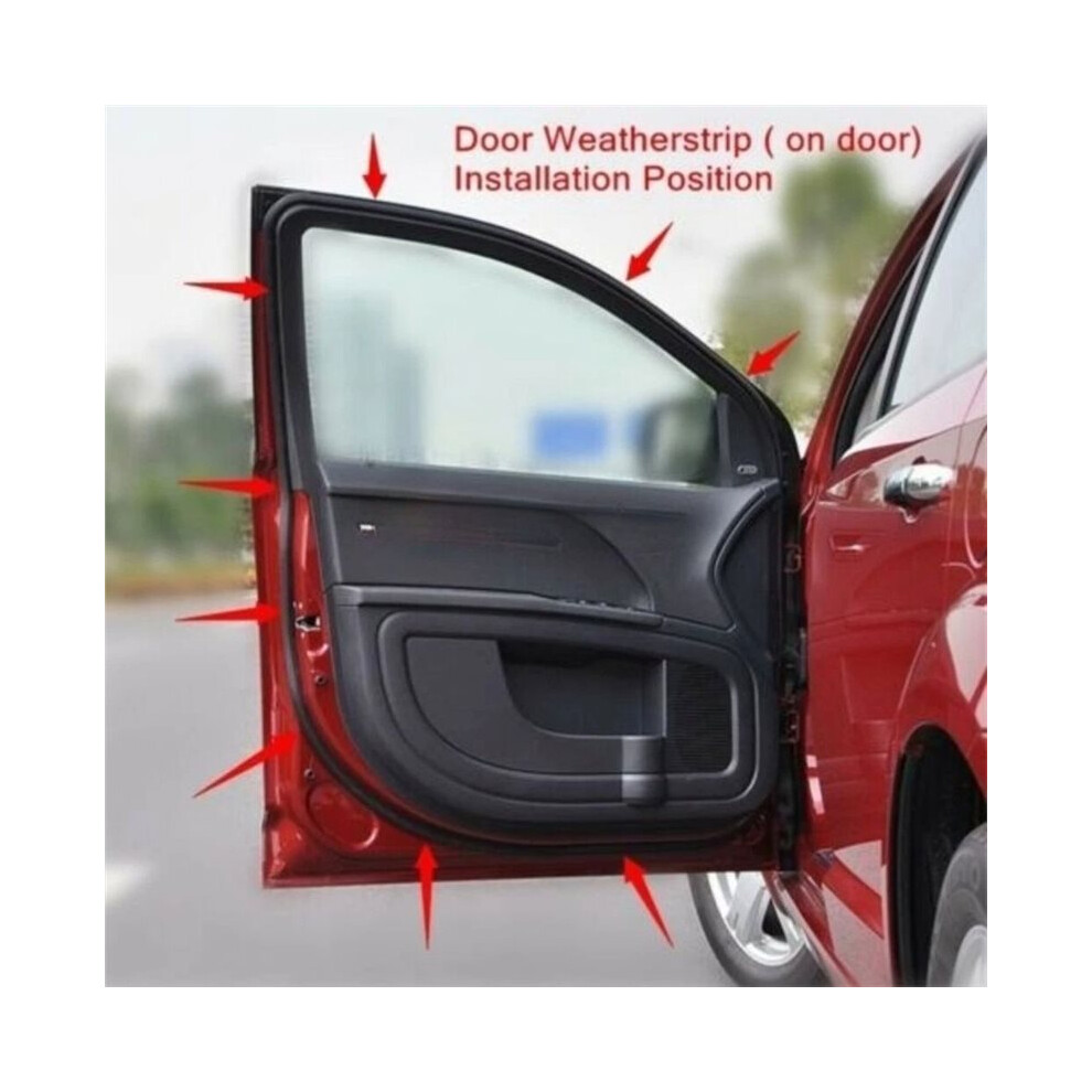 4Pcs Door Frame Weatherstrip For 06-11 4Dr Sllence Opening Seal 72315-Sva-A01 72355Svaa01za 72310-Sne-A01 6033381117061
