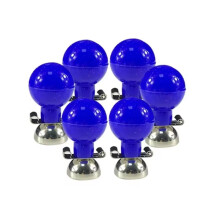 6 Pieces Each Set Reusable EKG ECG Electrodes Chest Suction ECG Bulb Multi-Function Skin Suction  for ECG Machine
