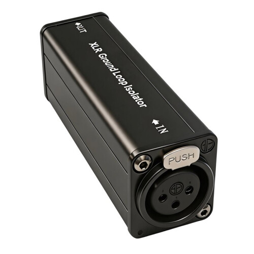 XLR-Audioisolator, Einkanal-Masseschleifenisolator, Stromgeräuschfilter, Audio-Rauschunterdrücker