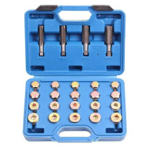 64 Delar Gängreparationssats för Bränsletank och Oljetrågsavlopp - Högkvalitativa Verktyg