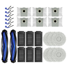 Fit for Deeboot T30C T30C OMNI T30C Prime Omni T30C GEN 2 T30C OMNI GEN 2 Parts Brush Filter Mop Cloth(26pcs)