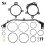 Dla  Dual Vanos Zestaw Naprawczy Uszczelki O-Ring E36 E39 E46 E53 E60 E83 E85 M52Tu M54 M56 10