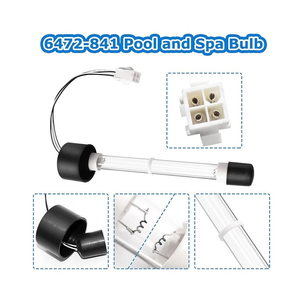 6472-841 Pool And Spa Bulb Replacement For Sundance For Clear Ray Xl Bulb For Sundance Spas 2012+ Spas J-200,J-300 4713478328540