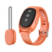 Portable Kids Bedwetting Alarm Wireless USB Rechargeable Wearable Vibration Reminder for Elderly Baby Orange