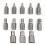 13Pcs Screw Extractor Set for Damaged Screws and Broken Bolts Easy Out Drill Bits 4