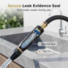 Home High-Pressure Car Wash Water Tool, Car Wash Water Tool Garden Hose Sprayer,Spray Patterns Pacifier Interface 2 Set
