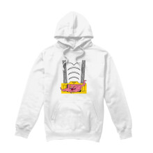 (XL, White) Teenage Mutant Ninja Turtles Mens Krang Suit Hoodie