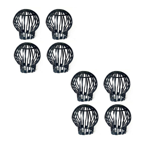 32Pcs Plastic Gutter Guards, Downpipe Leaf Guard, Downspout Filter, Drain Pipe Debris Dirt Protector, Drain Cover 2