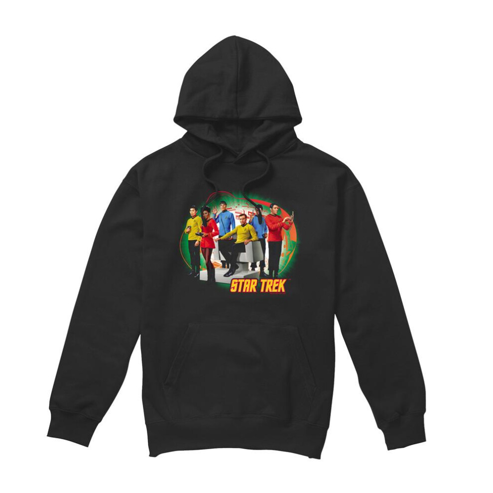 Star Trek (Xl, ) Mens Enterprise's Finest Hoodie Black