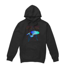 (M, Black) Star Trek Mens Neon Hoodie