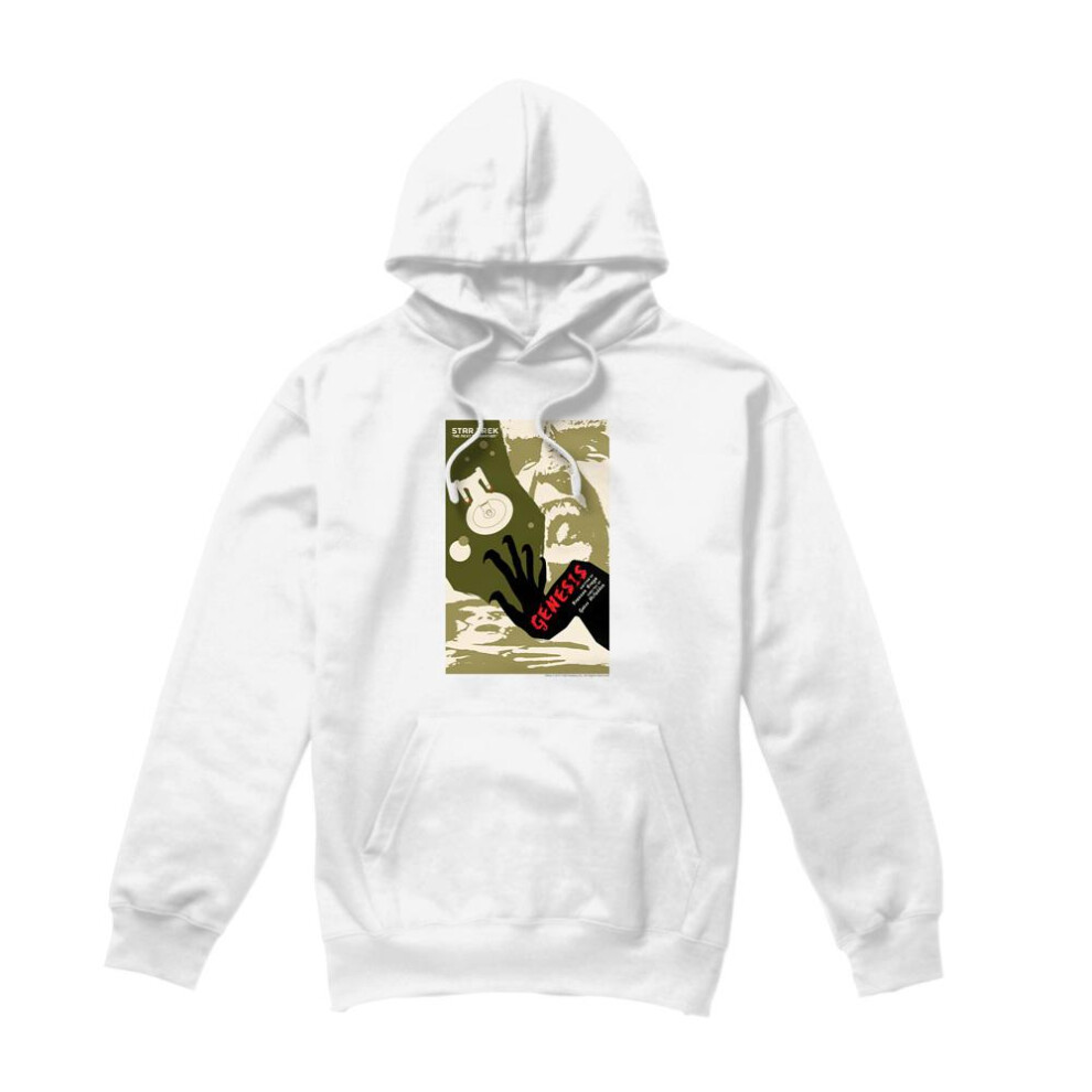 Star Trek (Xxl, ) Mens The Next Generation Season 7 Episode 19 Hoodie White