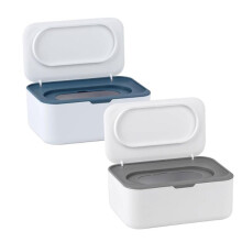 2 Stuks Dispensers voor Vochtige Doekjes, Opbergdoos voor Babyluiers, Stofvrije Opbergdoos voor Vochtige Doekjes voor Thuis en op Kantoor