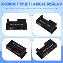 Decoder DMX512 per Strisce LED RGBW, Ingresso DC12V/24V, 5A, 4 Canali, Uscita 480W, Controller Slave PWM DMX512 per Strisce LED RGBW.
