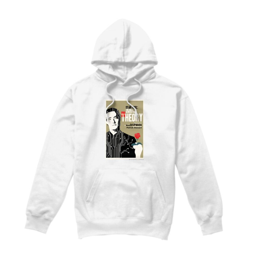 Star Trek (Xxl, ) Mens The Next Generation Season 4 Episode 25 Hoodie White