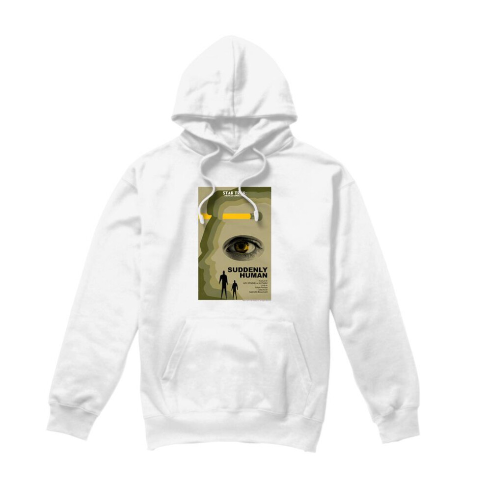 Star Trek (Xxl, ) Mens The Next Generation Season 4 Episode 4 Hoodie White