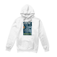 (M, White) Star Trek Mens The Next Generation Season 1 Episode 2 Hoodie