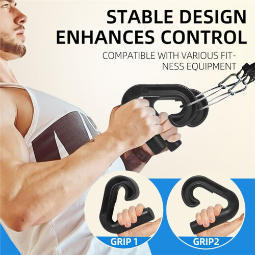 Fitness Pull  Hand Grip Ergonomic Hook Handle Gym Pull Down Grips Versatile Strength Training Equipments