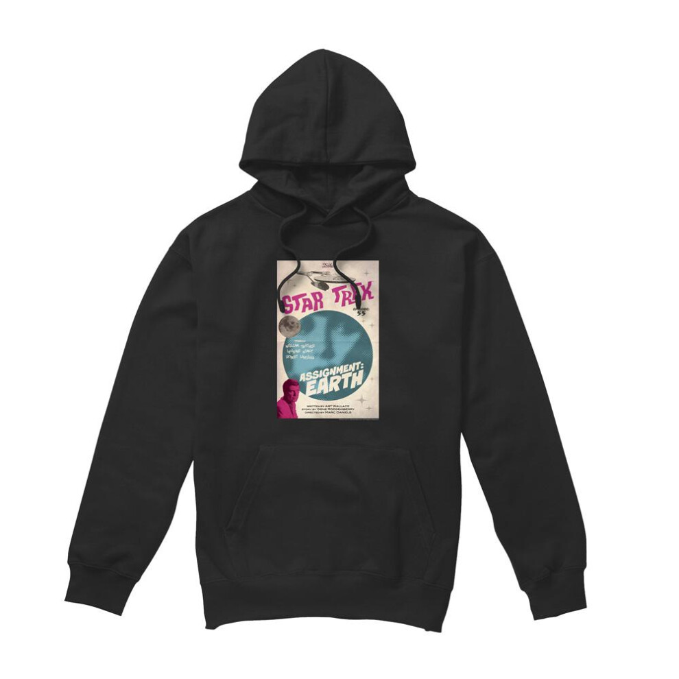 Star Trek (Xxl, ) Mens The Original Series Episode 55 Hoodie Black