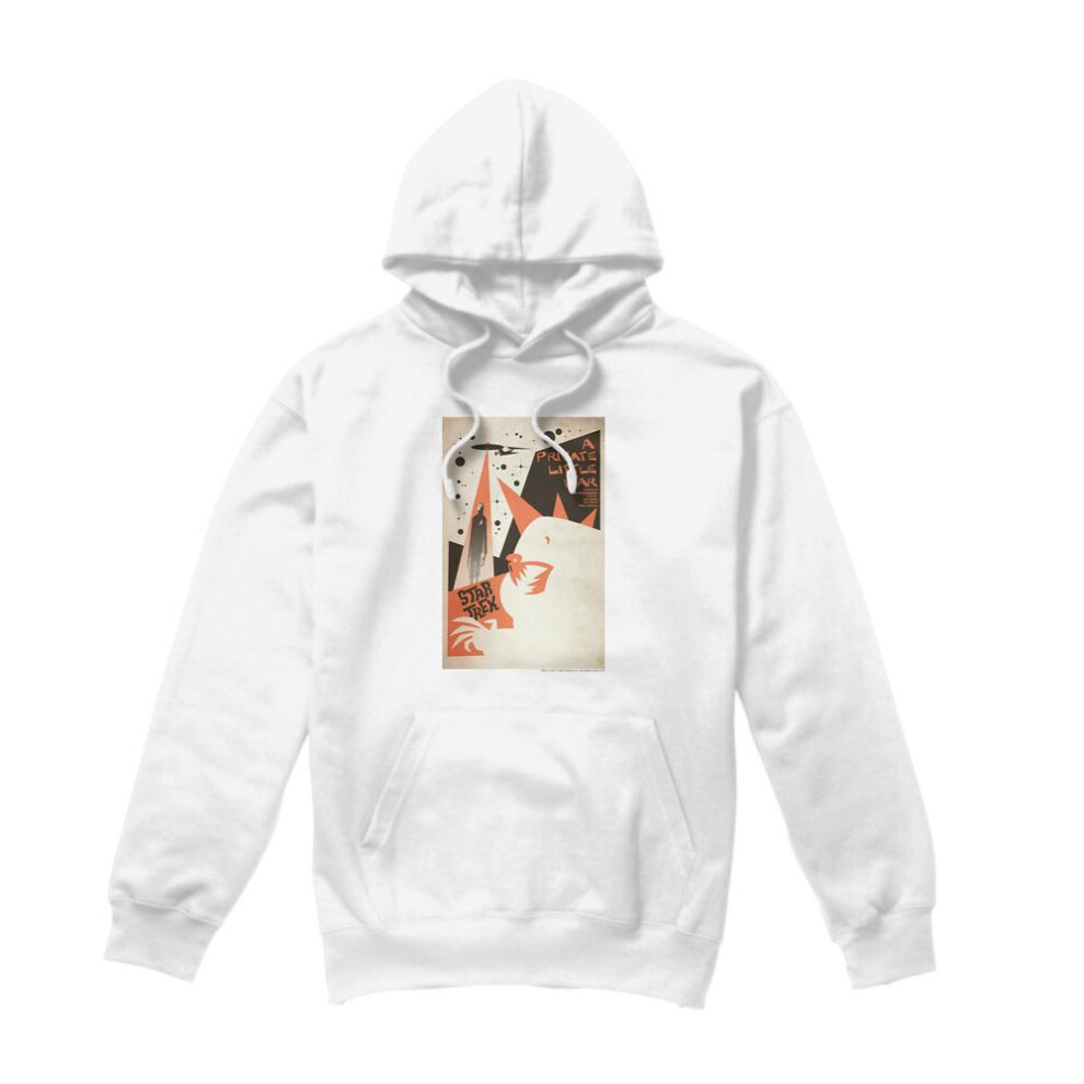 Star Trek (Xxl, ) Mens The Original Series Episode 48 Hoodie White