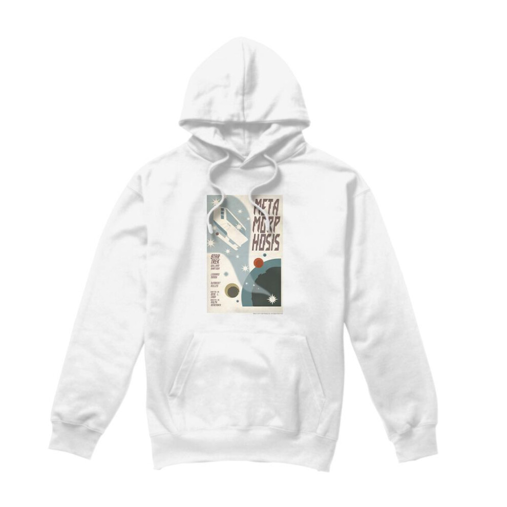 Star Trek (L, ) Mens The Original Series Episode 38 Hoodie White