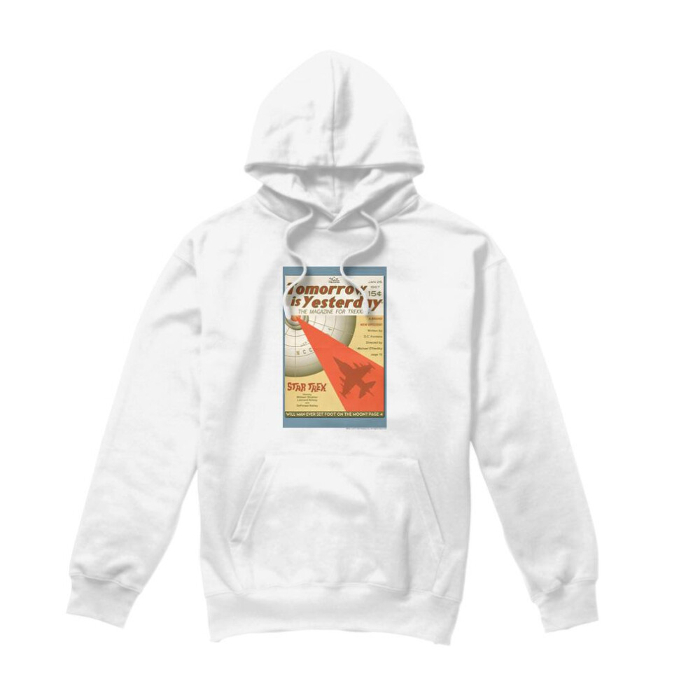 Star Trek (M, ) Mens The Original Series Episode 19 Hoodie White