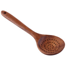 Teak Wood Spoon Long Handle Spoon Ladle Rice Paddle Wooden Cooking Spoon Skimmer Scoop Wooden Kitchen Utensils