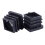 Square Tubing Pipe End Caps Insert Plugs M8 Thread 20X20mm 40Pcs Black 8