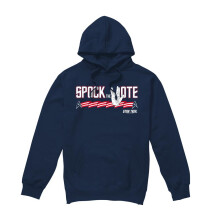 (XXL, Navy) Star Trek Mens Spock the Vote Hoodie