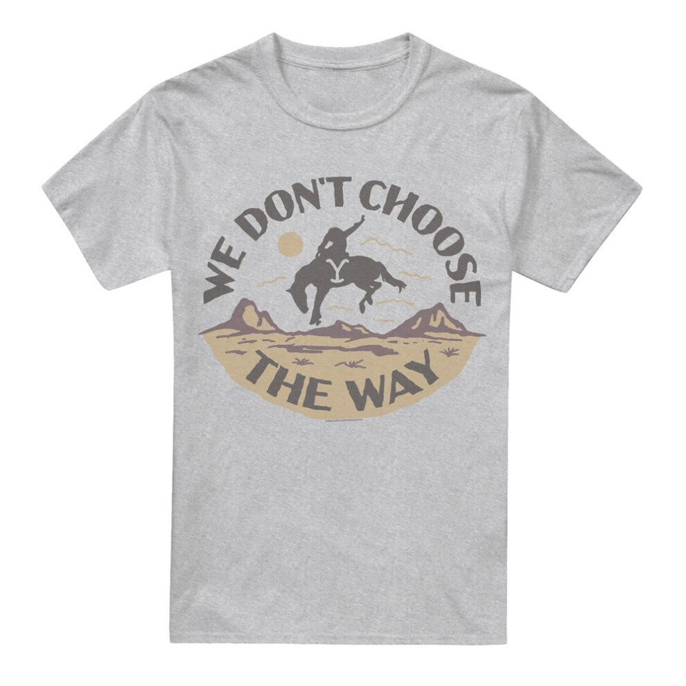 Yellowstone (S, Sport Heather) Mens We Don't Choose The Way T-Shirt