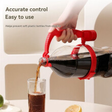 Beverage Bottle Handle Plastic Soda Bottle Pour Assist Handle for Easy Control and Avoid Spills