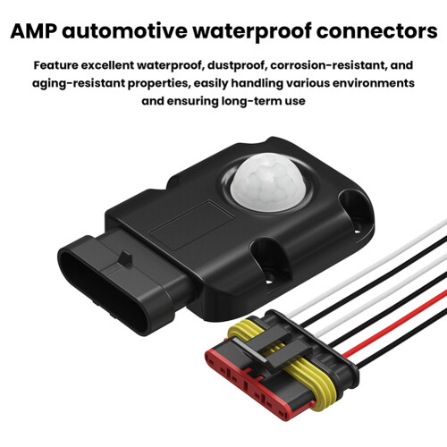 IP67 Waterproof Motion Sensor  DC6-24V,Outdoor Garden Garage Light Controller,PIR  Off Delay Module for LED Lamp 2