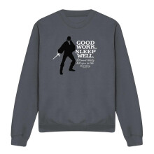 (XL, Charcoal) The Princess Bride Unisex Adult Good Work Sweatshirt