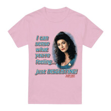 (M, Pink) Star Trek Unisex Adult No Empathy T-Shirt