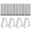(120 Pack)  Pen Tips/Nibs for  2 Stylus Pen Replacement Soft Nibs/Tips Black 3