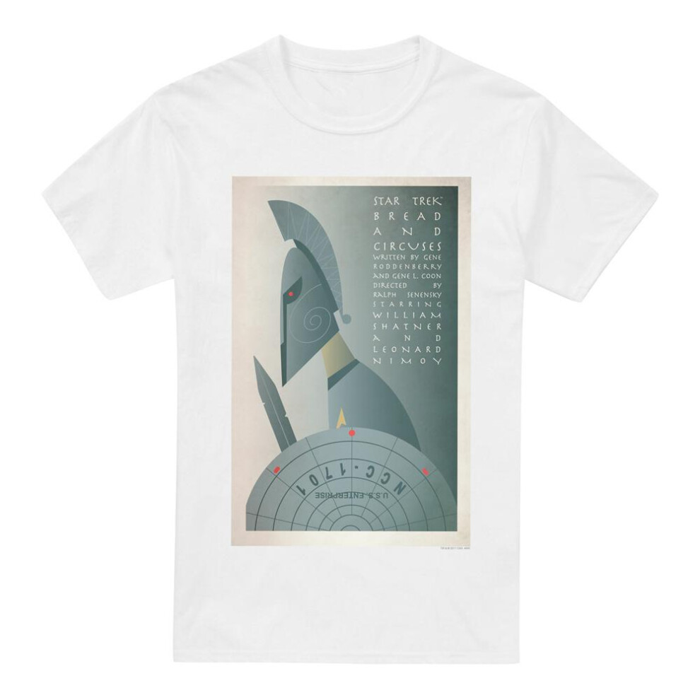 Star Trek (4Xl, ) Mens The Original Series Episode 54 T-Shirt White