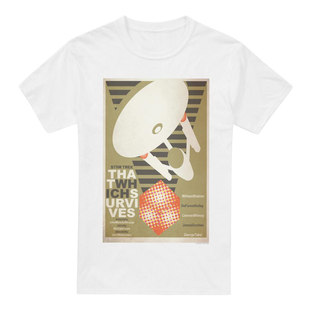 Star Trek (Xxl, ) Mens The Original Series Episode 72 T-Shirt White