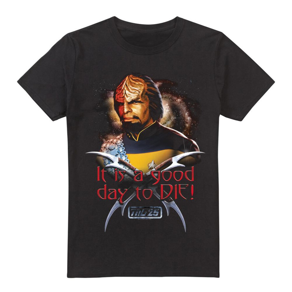 Star Trek (5Xl, Black) Mens Good Day To Die T-Shirt