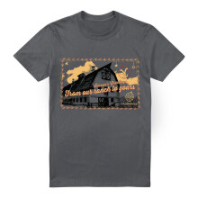 (3XL, Charcoal) Yellowstone Mens Seasons Greetings From The Yellowstone Christmas T-Shirt