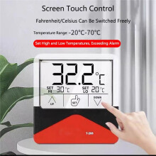 Digitales LCD-Thermometer mit Touchscreen für Externe Aquarien - Temperaturregelung für Aquarien
