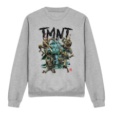 (M, Sport Heather) Teenage Mutant Ninja Turtles Unisex Adult Feudal Japan Sweatshirt